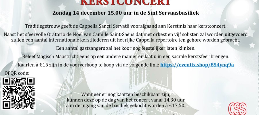 Kerstconcert 14 december 2025